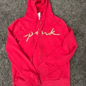 PINK VS Zip Up Jacket Size XS 0158